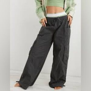 Aerie Grey Track Pants